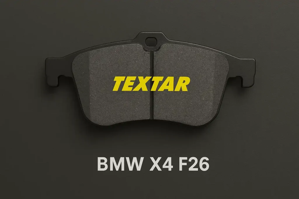 تصویر لنت ترمز جلو BMW X4 F26 برند Textar اورجینال | لنت ترمز بیامو X4 F26 جلو با کیفیت اصلی و طول عمر بالا